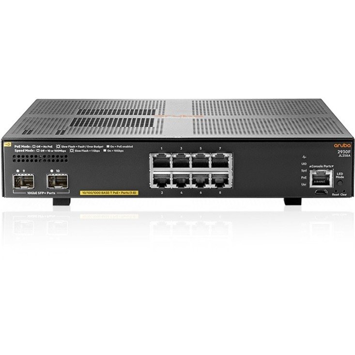 Aruba 2930F 8 Ports Manageable Layer 3 Switch