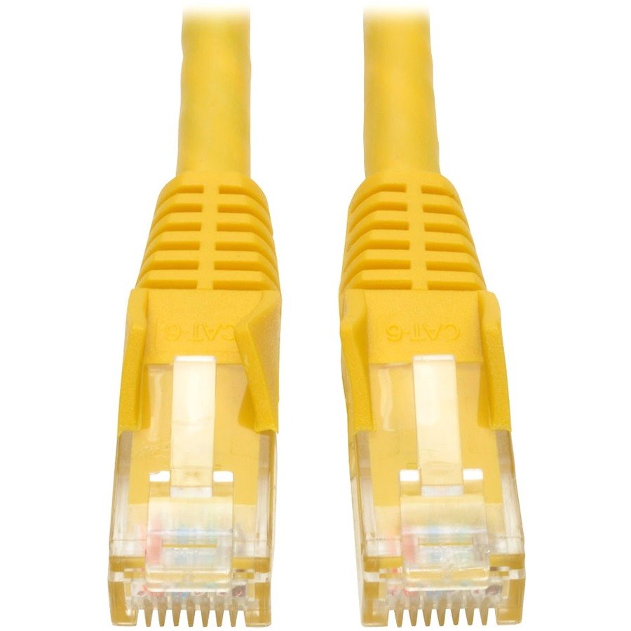 Tripp Lite 25ft Cat6 Gigabit Snagless Molded Patch Cable RJ45 M/M Yellow 25'