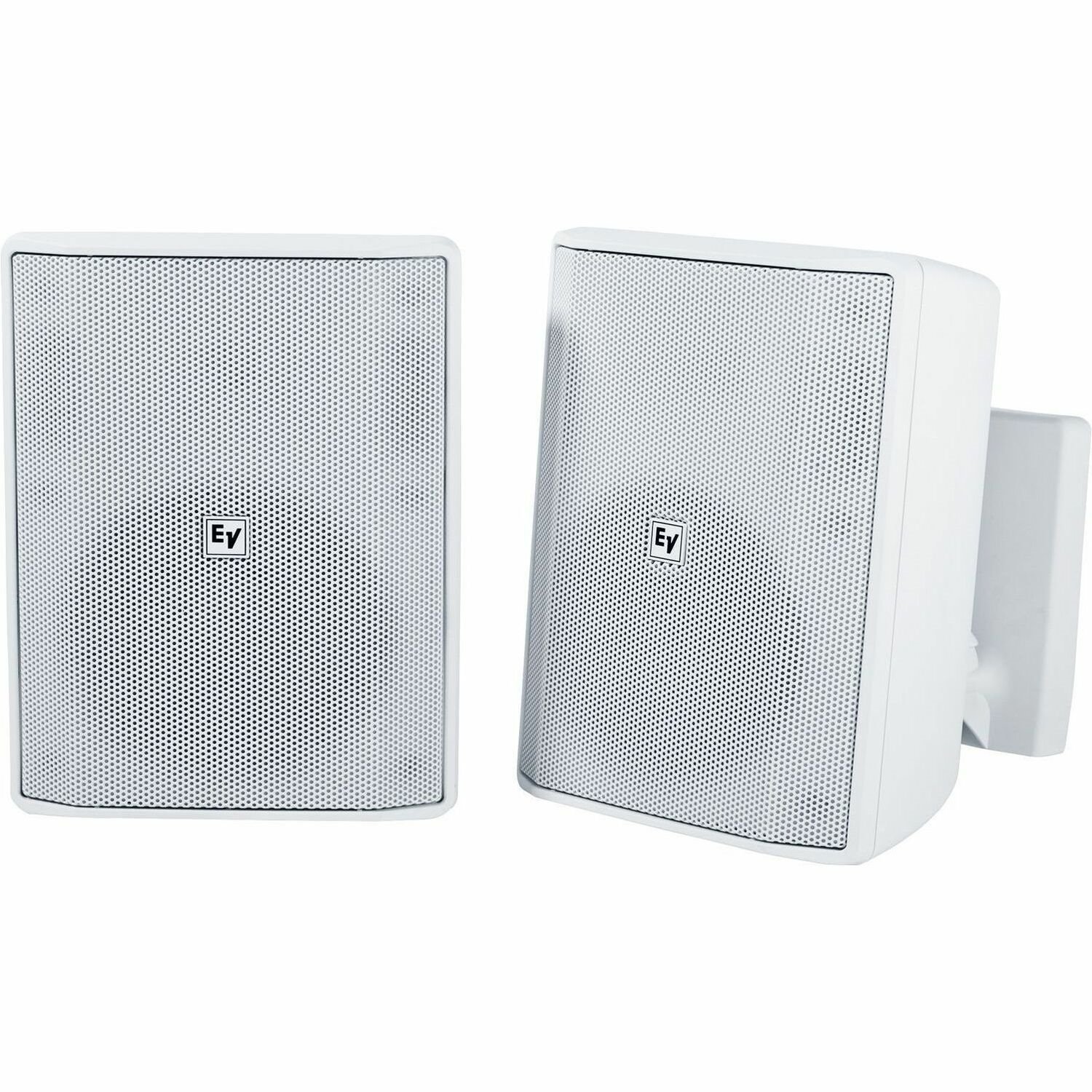 Electro-Voice EVID EVID-S5.2 2-way Indoor/Outdoor Surface Mount, Wall Mountable, Ceiling Mountable Speaker - 75 W RMS - White