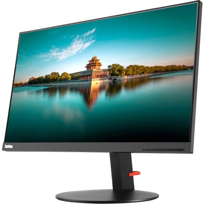 Lenovo ThinkVision P24h-10 24" Class WQHD LCD Monitor - 16:9 - Raven Black