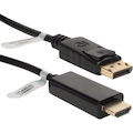 QVS 3ft DisplayPort to HDMI Digital A/V Cable
