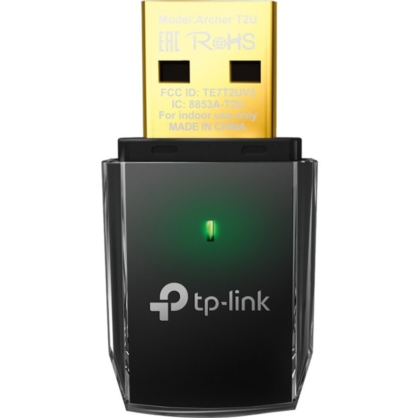 TP-Link Archer T2U IEEE 802.11ac Wi-Fi Adapter for Desktop Computer