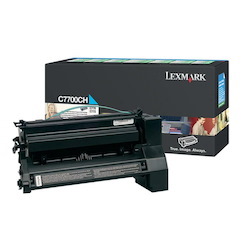Lexmark Original High Yield Laser Toner Cartridge - Return Program - Cyan - 1 Each