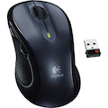 Logitech M510 Wireless Mouse, 2.4 GHz with USB Unifying Receiver, 1000 DPI Laser-Grade Tracking, 7-Buttons, 24-Months Battery Life, PC / Mac / Laptop (Black)