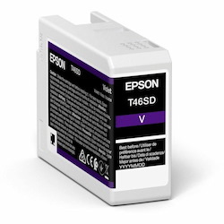 Epson UltraChrome PRO T46SD Original Inkjet Ink Cartridge - Single Pack - Violet - 1 Pack