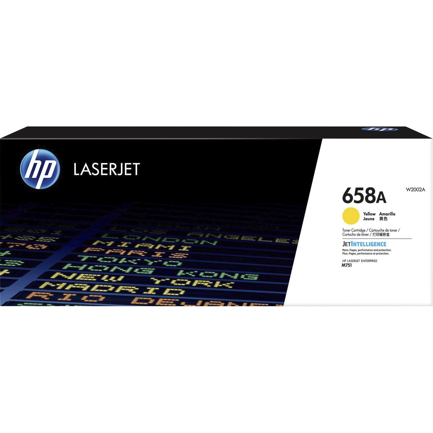 HP 658A Original Standard Yield Laser Toner Cartridge - Yellow - 1 / Pack