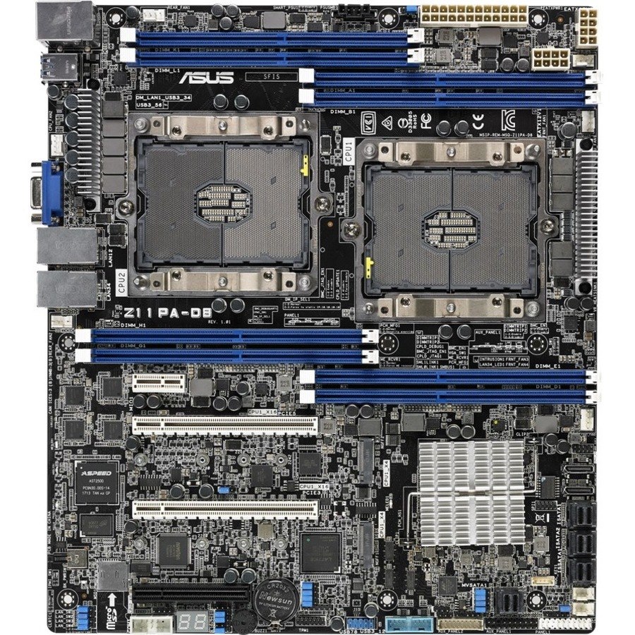 Asus Z11PA-D8 Server Motherboard - Intel C621 Chipset - Socket P LGA-3647 - SSI CEB