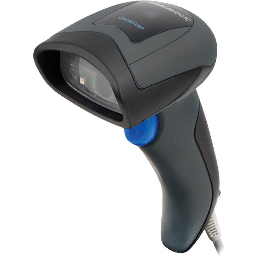 Datalogic QuickScan I QD2430 Handheld Barcode Scanner Kit - Cable Connectivity - Black