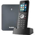 Yealink W79P IP Phone - Cordless - Corded - DECT - Wall Mountable, Desktop - Black, Classic Gray