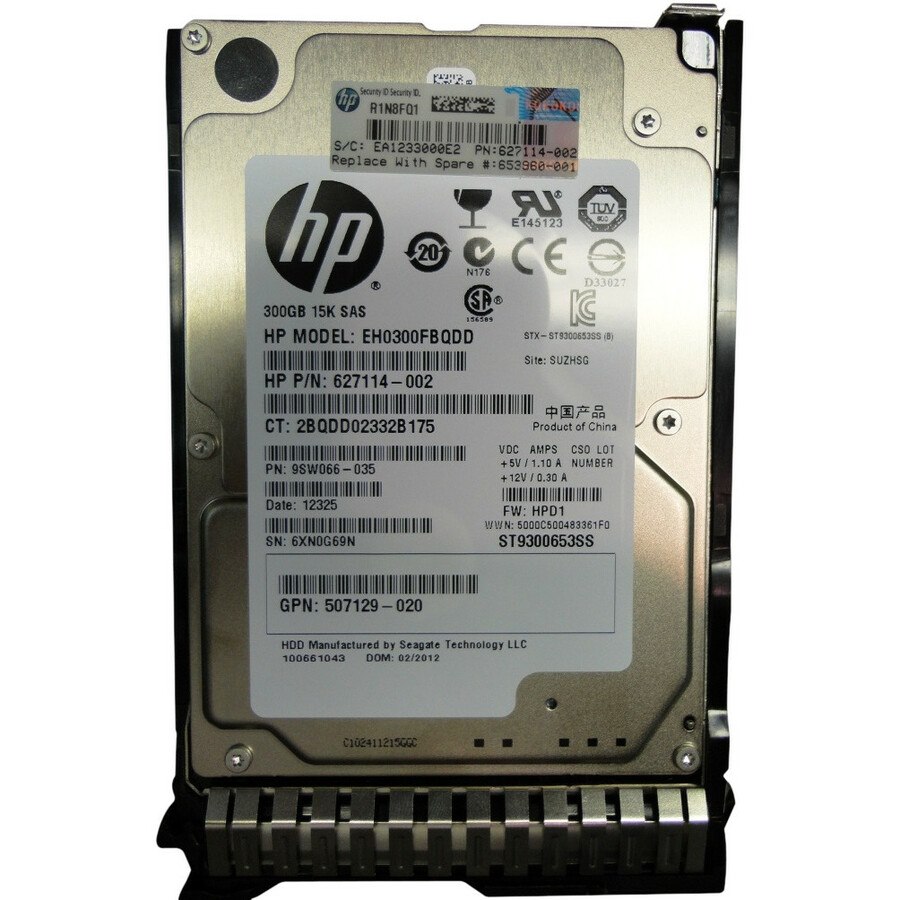 HPE 300 GB Hard Drive - 2.5" Internal - SAS (6Gb/s SAS)