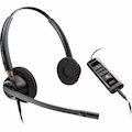 Poly EncorePro 525 Wired Over-the-ear, On-ear Stereo Headset - Black