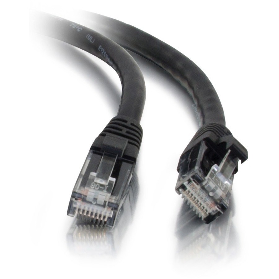 C2G 10ft Cat5e Ethernet Cable - Snagless Unshielded (UTP) - Black