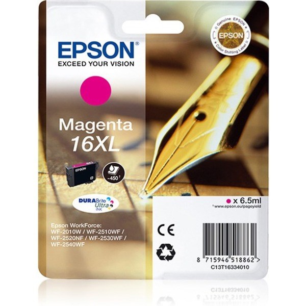 Epson DURABrite Ultra T1633 Inkjet Ink Cartridge - Magenta - 1 Pack