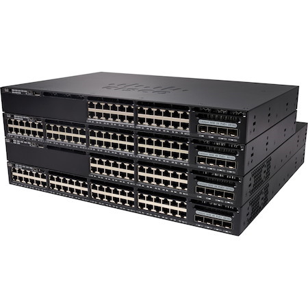 Cisco Catalyst 3650 3650-48FQM-S 48 Ports Manageable Layer 3 Switch - Gigabit Ethernet, 10 Gigabit Ethernet - 10/100/1000Base-TX, 10GBase-X