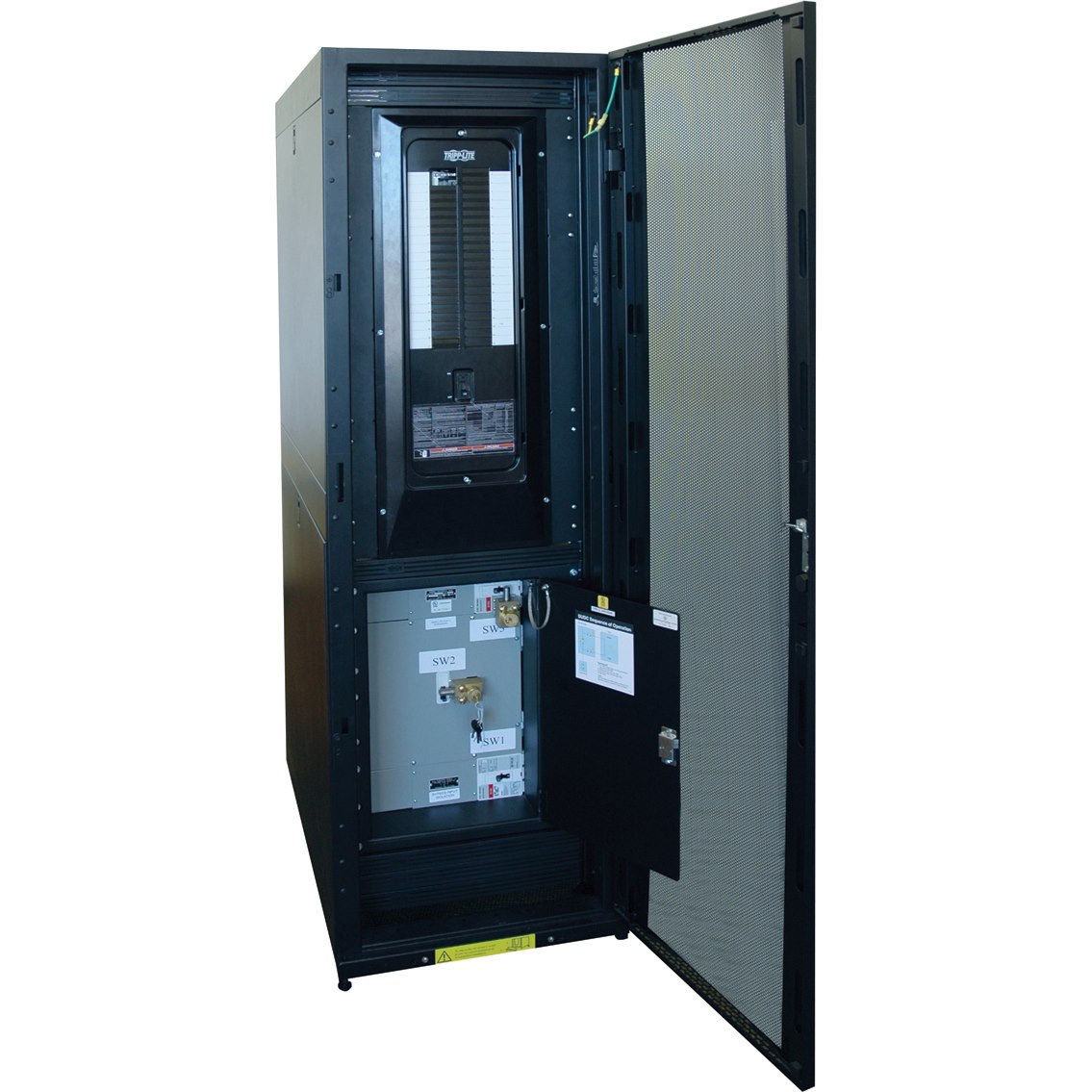 Tripp Lite by Eaton 60kVA Power Distribution Center with two 42-Pole Distribution Panels & Integrated 208V Service Bypass