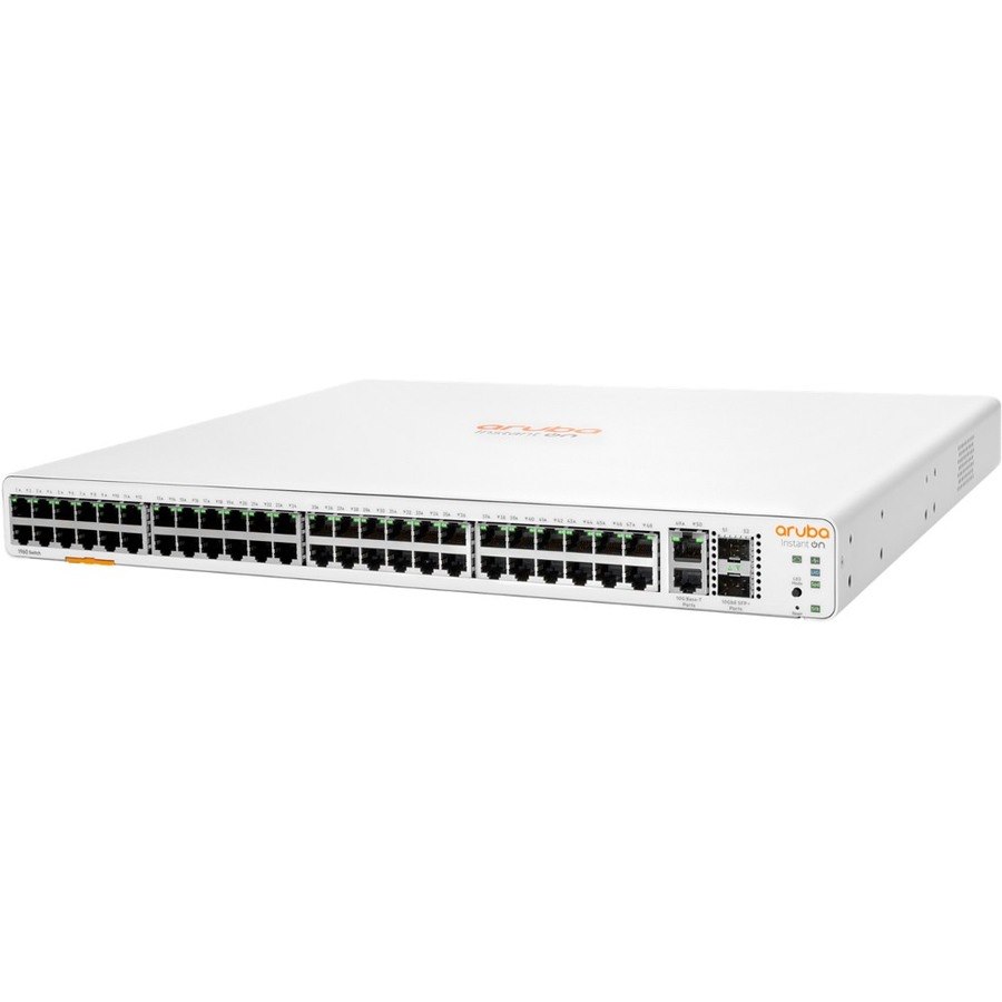 Aruba Instant On 1960 48 Ports Manageable Ethernet Switch - 10 Gigabit Ethernet, Gigabit Ethernet - 10GBase-T, 10GBase-X, 10/100/1000Base-T