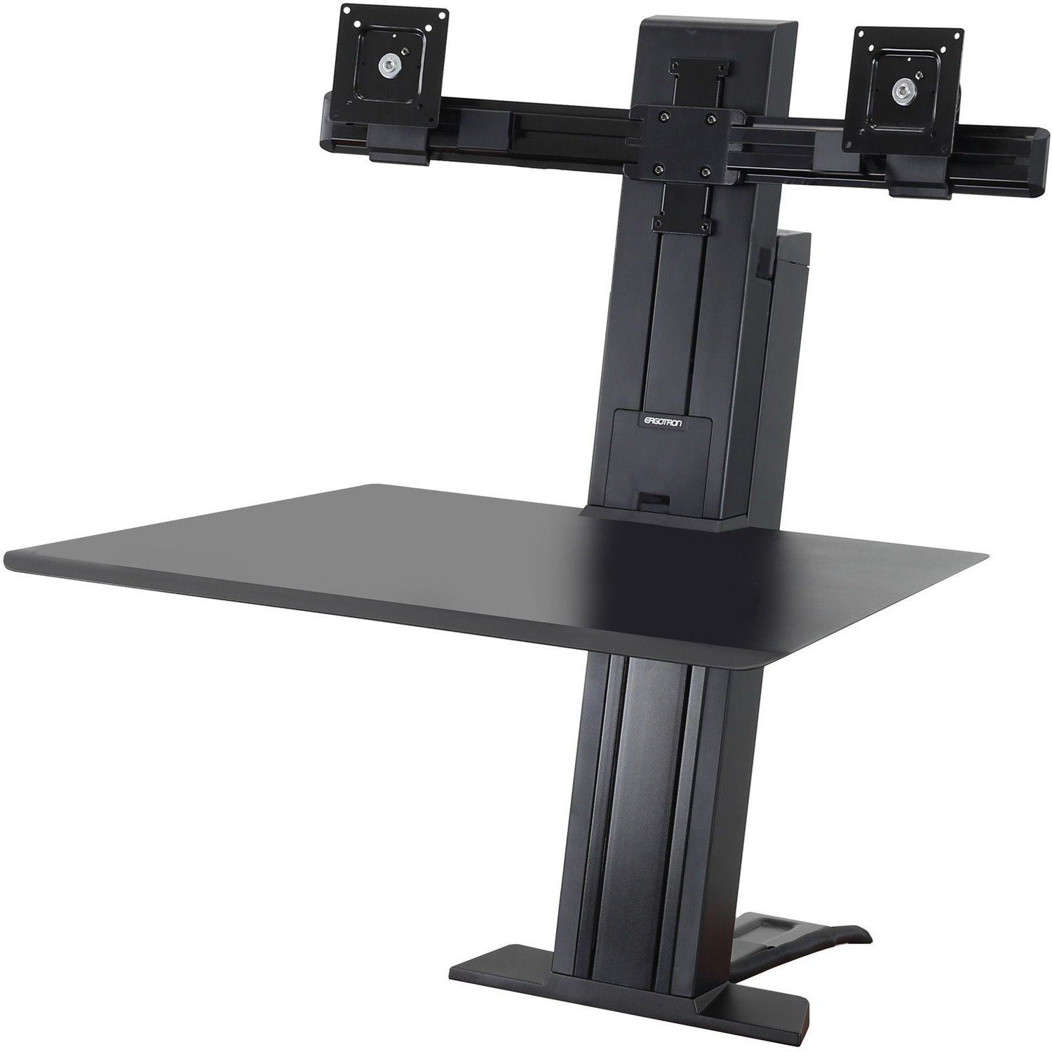 Ergotron WorkFit Desk Mount for Monitor, Keyboard - Black