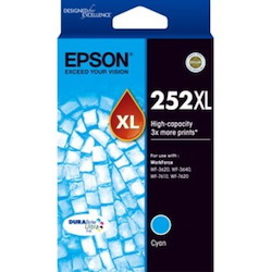 Epson DURABrite Ultra 252XL Original High Yield Inkjet Ink Cartridge - Cyan - 1 Pack