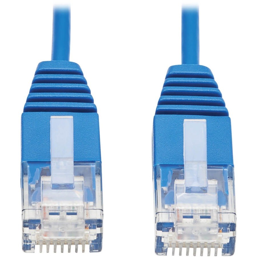 Eaton Tripp Lite Series Cat6a 10G Molded Ultra-Slim UTP Ethernet Cable (RJ45 M/M), Blue, 5 ft. (1.52 m)