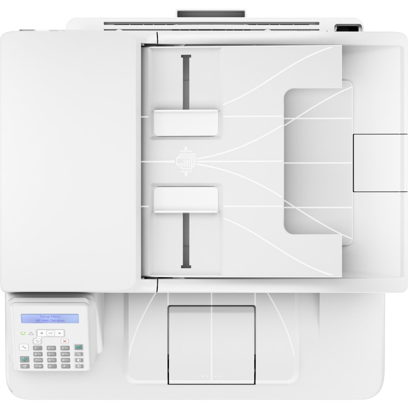 HP LaserJet Pro M227 M227fdn Laser Multifunction Printer-Monochrome-Copier/Fax/Scanner-30 ppm Mono Print-1200x1200 Print-Automatic Duplex Print-30000 Pages Monthly-250 sheets Input-Color Scanner-1200 Optical Scan-Monochrome Fax- Ethernet