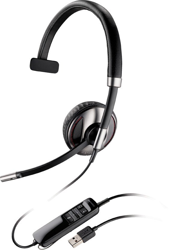 Plantronics Blackwire C710-M Wired/Wireless Bluetooth Mono Headset - Over-the-head - Supra-aural