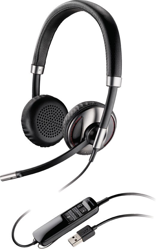 Plantronics Blackwire C720-M Wired/Wireless Bluetooth Stereo Headset - Over-the-head - Semi-open