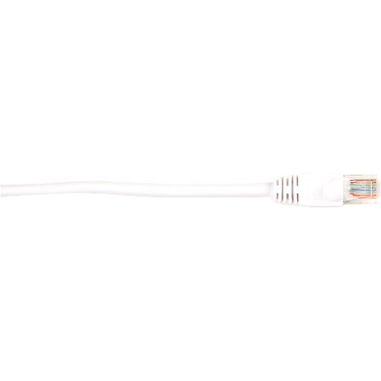 Black Box CAT6 Value Line Patch Cable, Stranded, White, 2-ft. (0.6-m), 5-Pack
