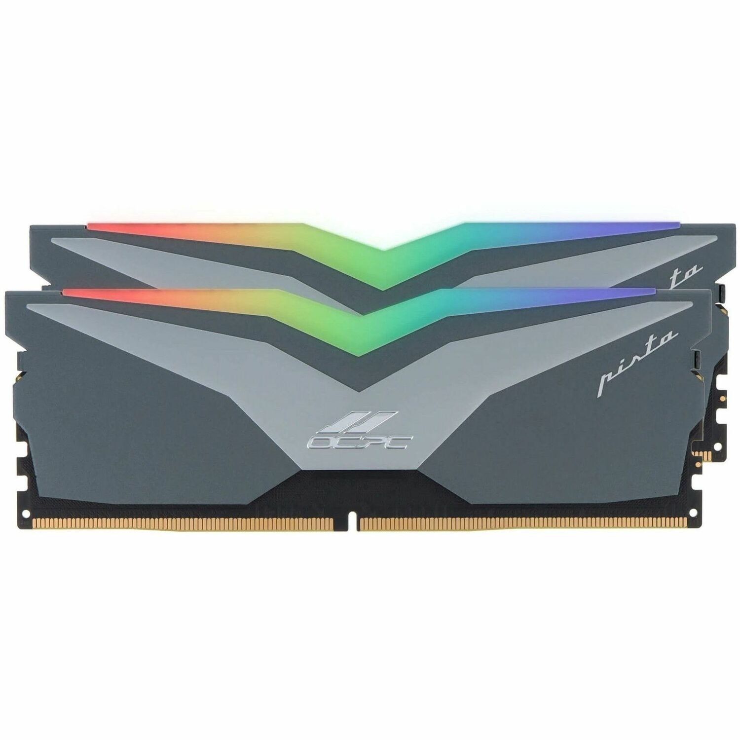 OCPC PISTA DDR5 RGB Memory - 32GB (2x16GB) - 5200MHz - CL36 - DIMM - Desktop