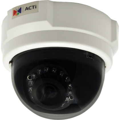 ACTi 5 Megapixel Indoor Network Camera - Color, Monochrome - Dome