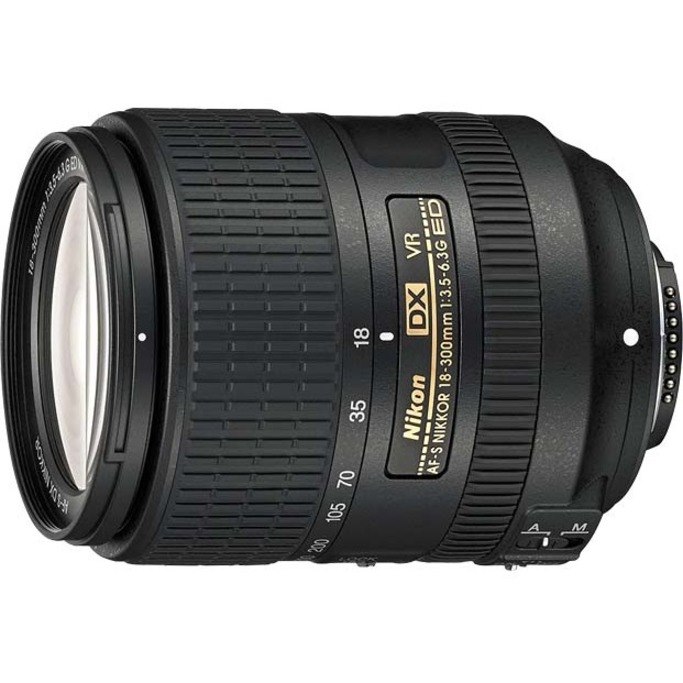 Nikon Nikkor - 18 mm to 300 mm - f/22 - f/6.3 - Zoom Lens for Nikon F