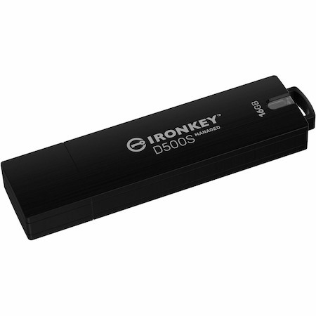 IronKey D500SM 16 GB USB 3.2 (Gen 1) Type A Rugged Flash Drive - XTS-AES, 256-bit AES - TAA Compliant