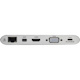 Tripp Lite by Eaton USB-C Dock, Dual Display - 4K HDMI/mDP, VGA, USB 3.x (5Gbps), USB-A/C Hub, GbE, Memory Card, 100W PD Charging
