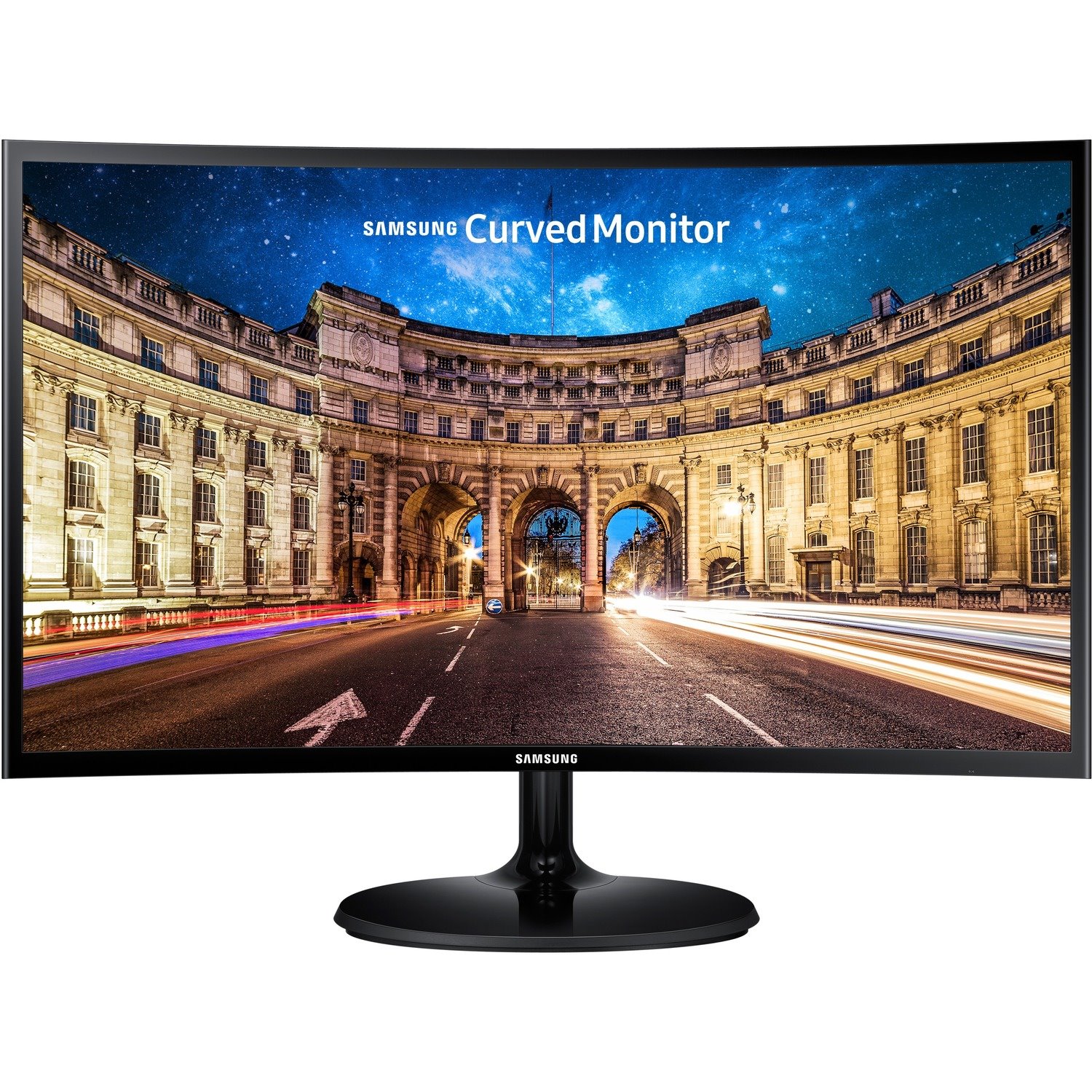 Samsung C27F390 27" Full HD Curved Screen LED LCD Monitor - 16:9 - High Glossy Black - TAA Compliant