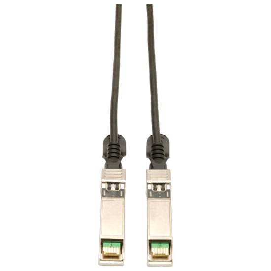 Tripp Lite 1.5M SFP+ 10Gbase-CU Twinax Passive Copper Cable SFP-H10GB-CU1-5M Compatible Black 5ft 5'