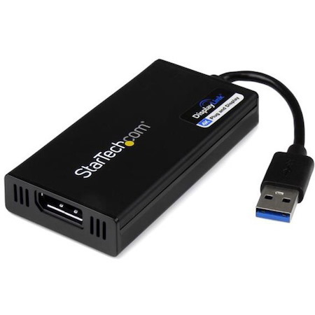 StarTech.com USB 3.0 to 4K DisplayPort External Multi Monitor Video Graphics Adapter - DisplayLink Certified - Ultra HD 4K