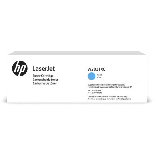 HP 414X Original High Yield Laser Toner Cartridge - Cyan - 1 Pack