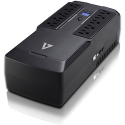 V7 UPS 750VA Desktop with 10 Outlets, Touch LCD (UPS1DT750-1N)