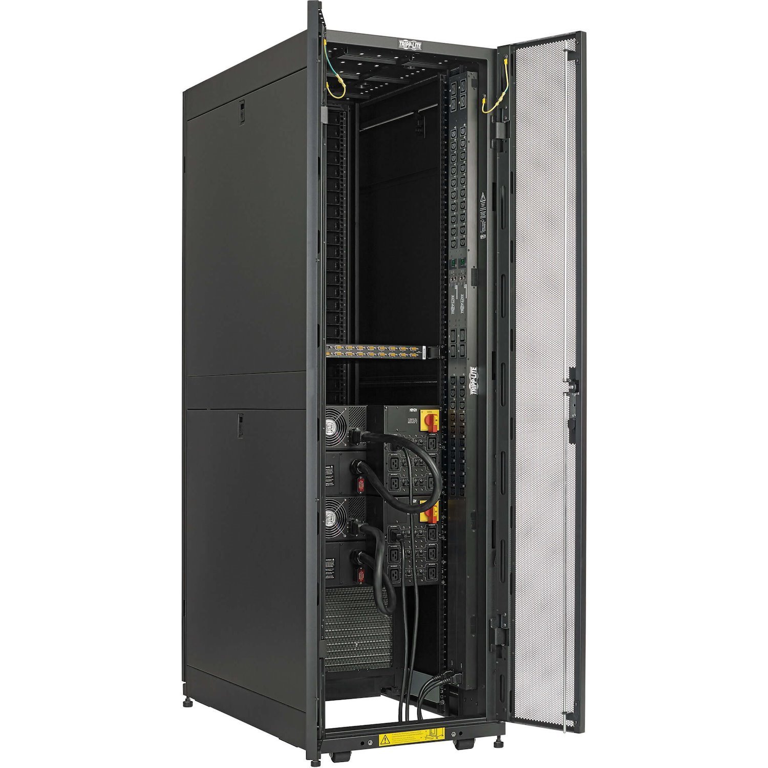 Tripp Lite by Eaton EdgeReady&trade; Micro Data Center - 38U, (2) 3 kVA UPS Systems (N+N), Network Management and Dual PDUs, 230V Assembled/Tested Unit