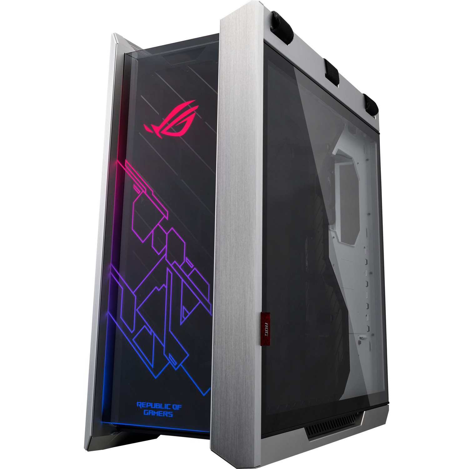 Asus ROG Strix Helios Gaming Computer Case - EATX, ATX Motherboard Supported - Mid-tower - Aluminium, Tempered Glass - White