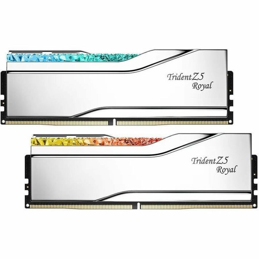 G.SKILL Trident Z5 Royal RAM Module for Motherboard, Desktop PC - 48 GB (2 x 24GB) - RGB - DDR5-8400/PC5-67200 DDR5 SDRAM - 8400 MHz - CL40 - 1.40 V