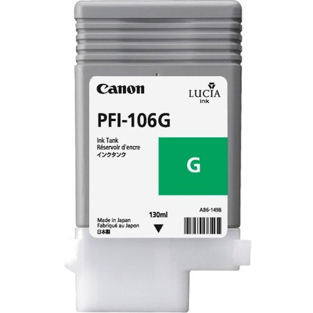 Canon Lucia EX PFI-106 G Original Inkjet Ink Cartridge - Green Pack