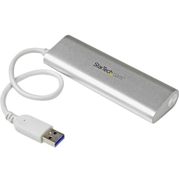 StarTech.com 4-Port USB Hub, USB A to 4x USB-A Ports, USB 5Gbps, Bus-Powered, Portable Laptop USB 3.0 Hub