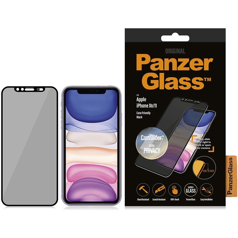 PanzerGlass Original Tempered Glass Screen Protector - Black