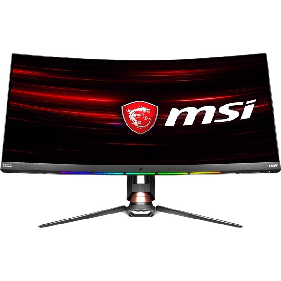 MSI Optix MPG341CQR 34" UW-QHD Curved Screen LED Gaming LCD Monitor - 21:9 - Grey