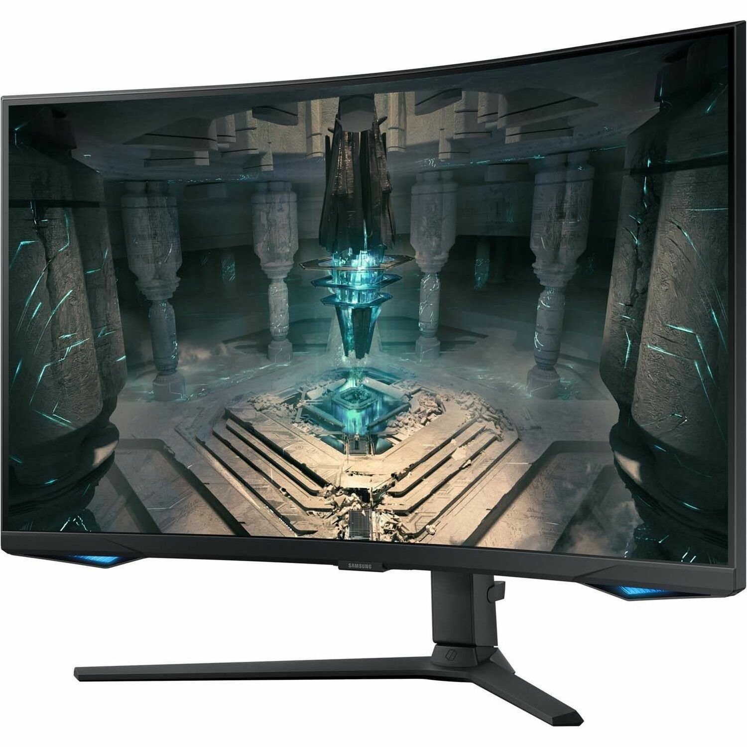 Samsung Odyssey G6 S32BG650EU 32" Class WQHD Curved Screen Smart Gaming LCD Monitor - 16:9 - Black