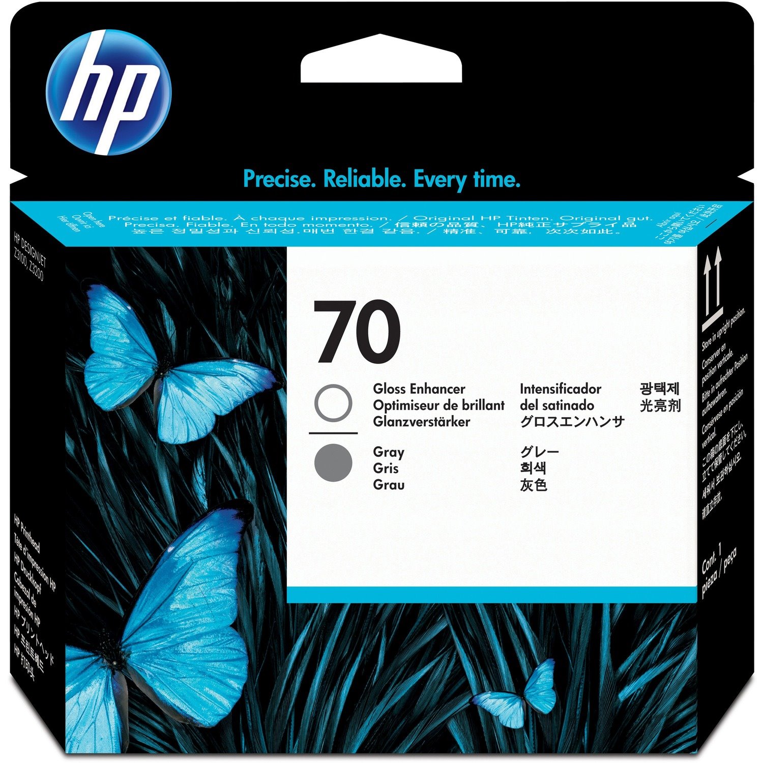 HP 70 Original Inkjet Ink Cartridge - Grey - 1 Each