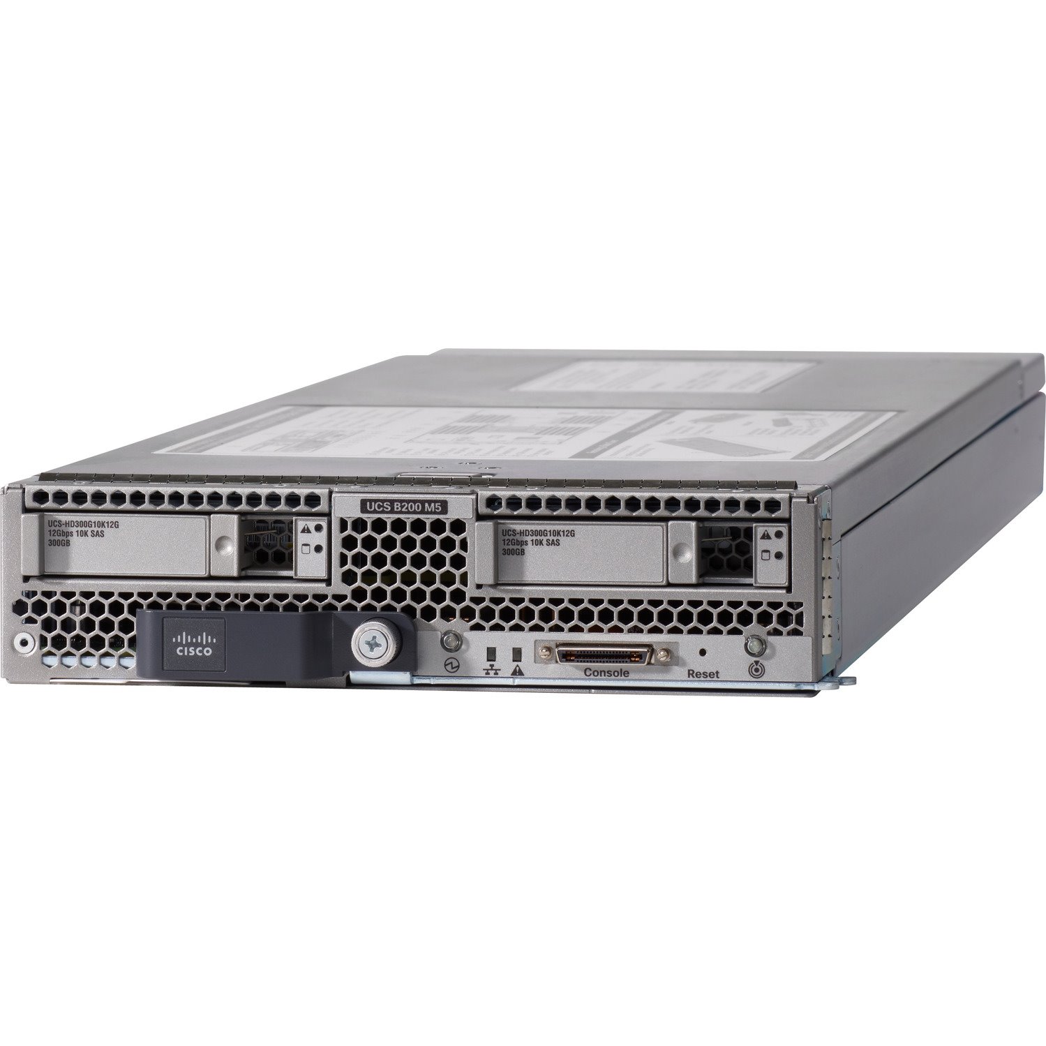 Cisco B200 M5 Blade Server - 2 x Intel Xeon Gold 6148 Icosa-core (20 Core) 2.40 GHz - 192 GB Installed DDR4 SDRAM - Serial ATA, 12Gb/s SAS Controller - 2 Processor Support - 3 TB RAM Support - 10 Gigabit Ethernet - Matrox G200e 8 MB Graphic Card 6X32GB VIC1340