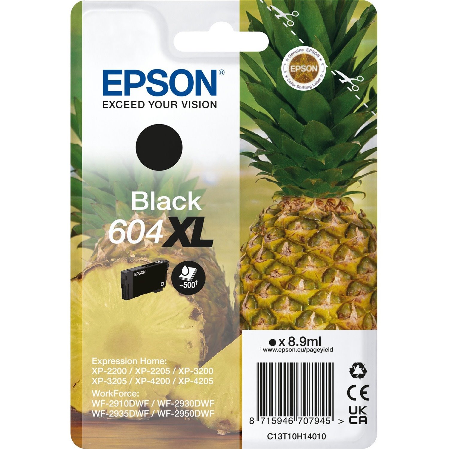 Epson 604XL Original Extra Large Yield Inkjet Ink Cartridge - Single Pack - Black Pack