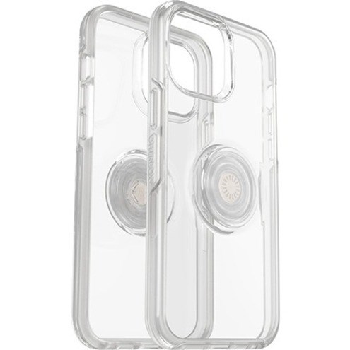 OtterBox Otter + Pop Symmetry Case for Apple iPhone 13 Pro Max, iPhone 12 Pro Max Smartphone - Clear Pop