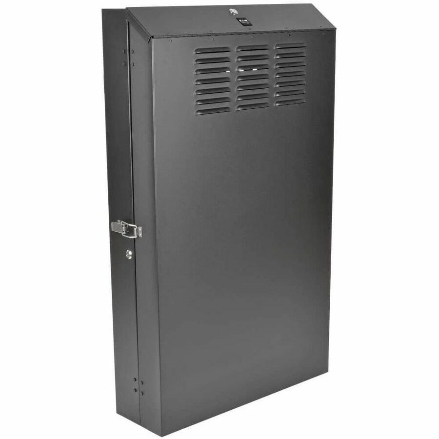 Eaton Tripp Lite Series SmartRack 4U Low-Profile Vertical-Mount Server-Depth Wall-Mount Rack Enclosure Cabinet